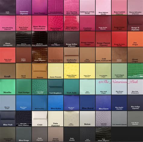 hermes color chart 2021|best hermes colors 2022.